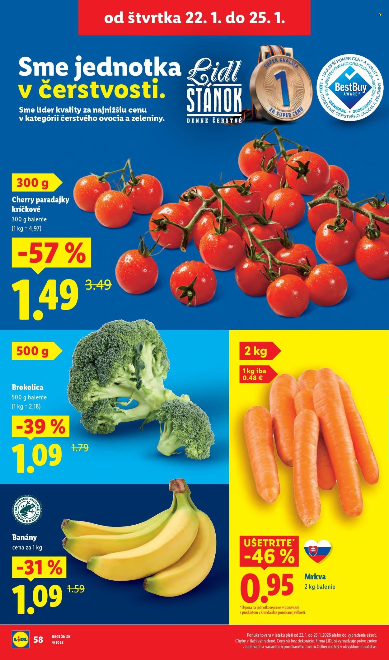 LIDL leták - Od pondelka 19.1.2026 (2026-01-19 - 2026-01-25) | 66
