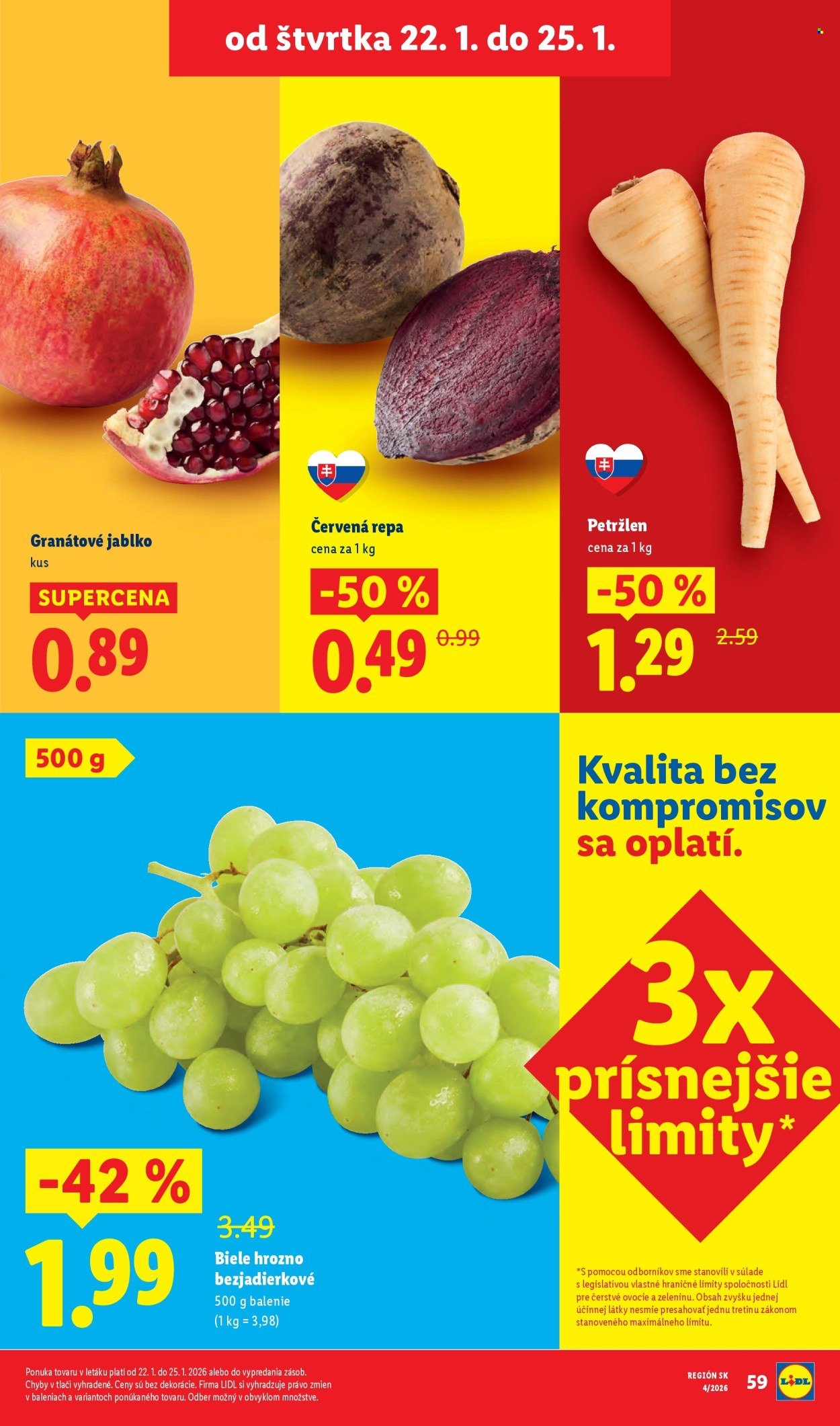 LIDL leták - Od pondelka 19.1.2026 (2026-01-19 - 2026-01-25) | 67