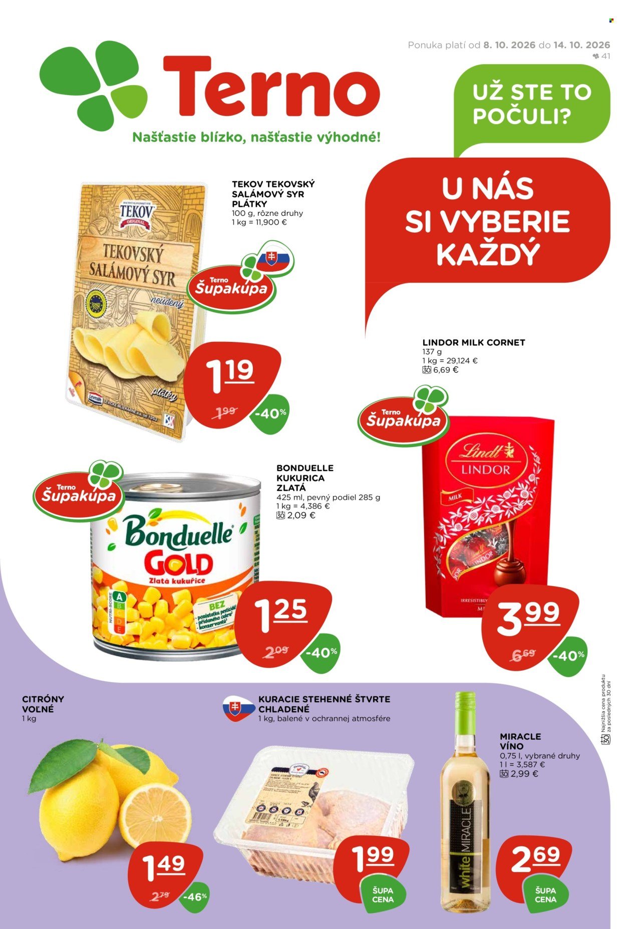 TERNO leták - Od štvrtka 8.10.2026