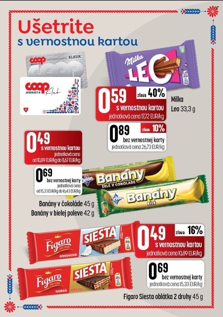 COOP JEDNOTA leták - Od stredy 26.8.2026