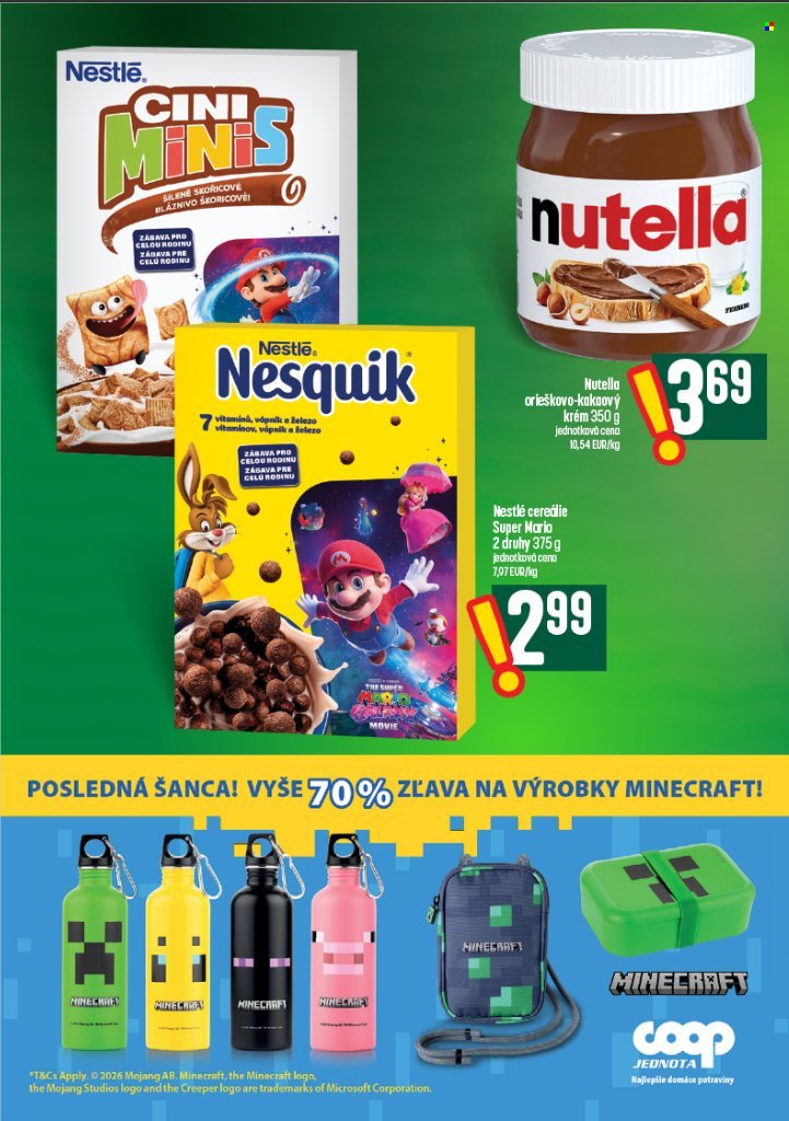 COOP JEDNOTA leták - Od stredy 26.8.2026