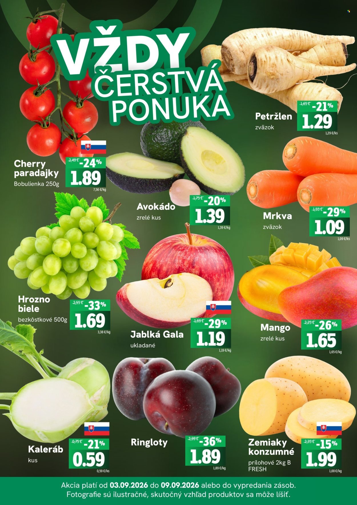FRESH leták - Týždenná akcia