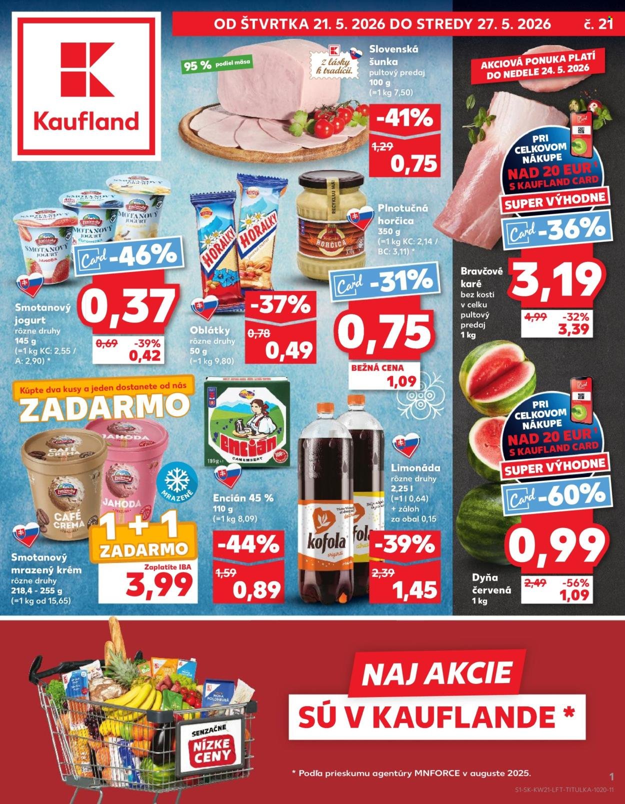 KAUFLAND leták - Od štvrtka 21.5.2026 (2026-05-21 - 2026-05-27) | 1