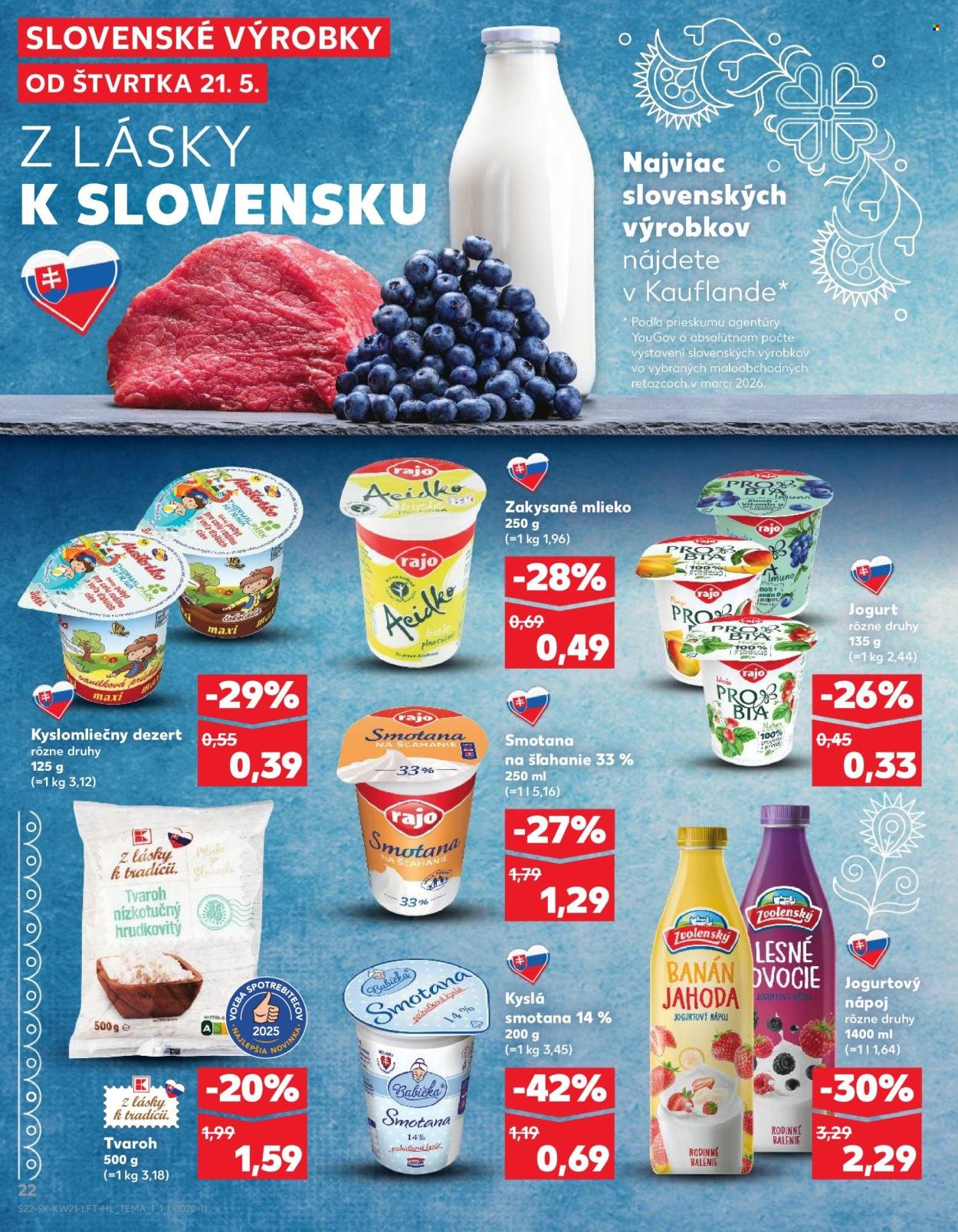 KAUFLAND leták - Od štvrtka 21.5.2026 (2026-05-21 - 2026-05-27) | 22