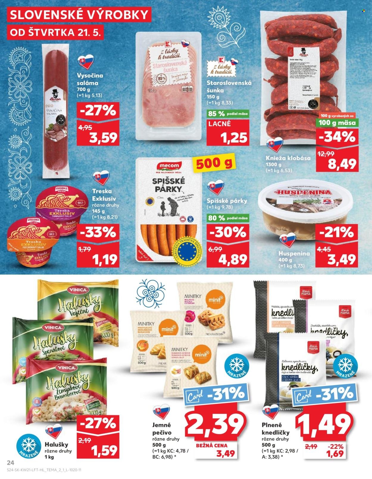 KAUFLAND leták - Od štvrtka 21.5.2026 (2026-05-21 - 2026-05-27) | 24