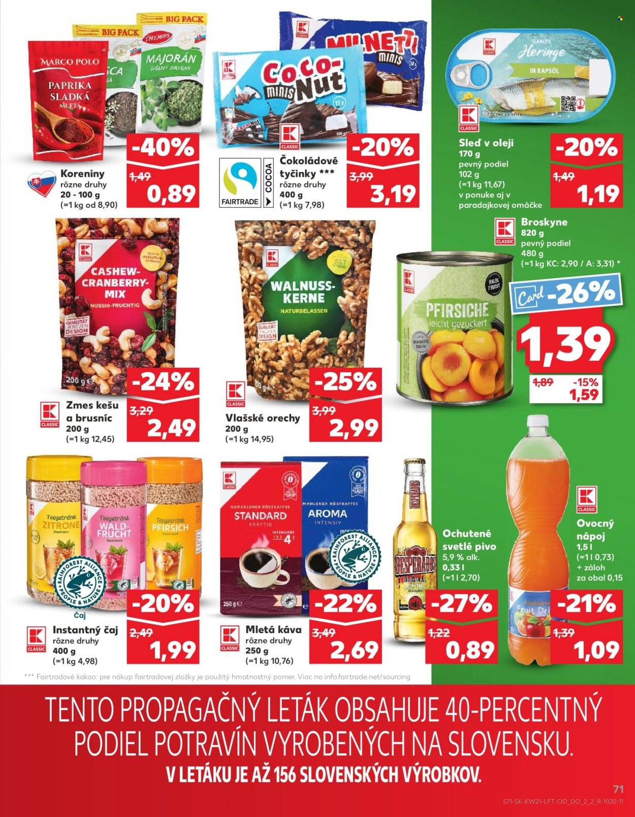 KAUFLAND leták - Od štvrtka 21.5.2026 (2026-05-21 - 2026-05-27) | 71