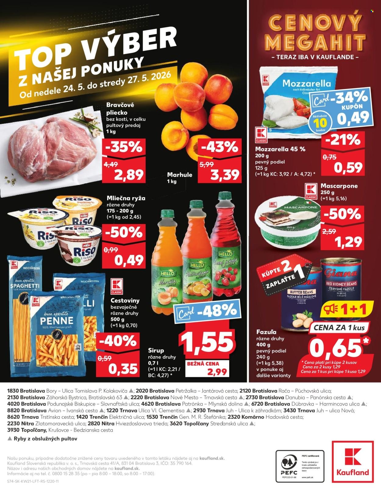 KAUFLAND leták - Od štvrtka 21.5.2026 (2026-05-21 - 2026-05-27) | 74