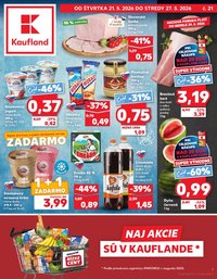 KAUFLAND leták - Od štvrtka 21.5.2026 (2026-05-21 - 2026-05-27)