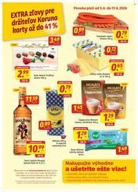 POTRAVINY KORUNA leták - Od piatka 5.6.2026