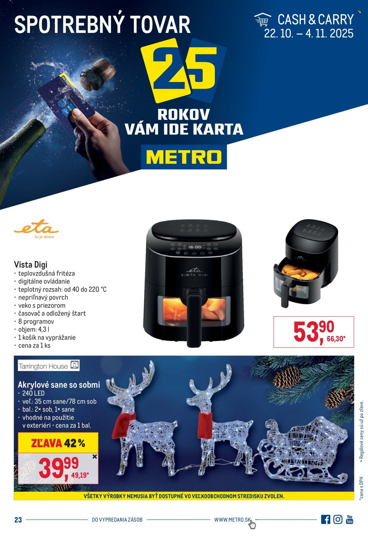 METRO leták - Spotrebný tovar (2025-10-22 - 2025-11-04) | 1