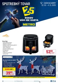 METRO leták - Spotrebný tovar (2025-10-22 - 2025-11-04)