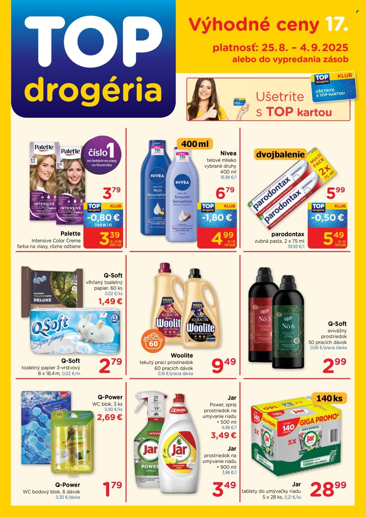 TOP DROGÉRIA leták - Od pondelka 25.8.2025 (2025-08-25 - 2025-09-04) | 1