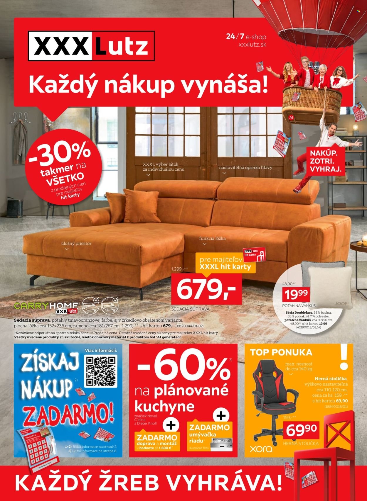 XXXLUTZ leták - Zľava 30 % takmer na všetko