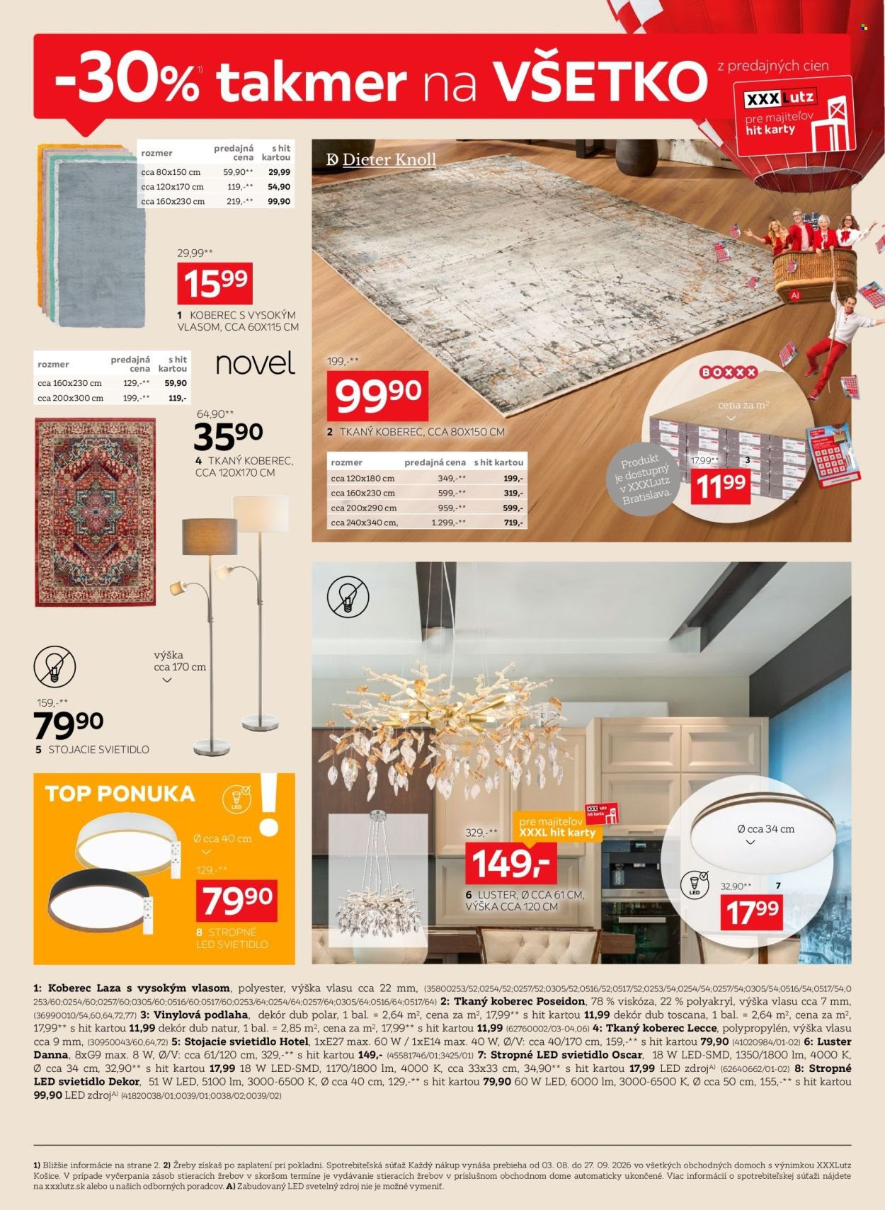 XXXLUTZ leták - Zľava 30 % takmer na všetko