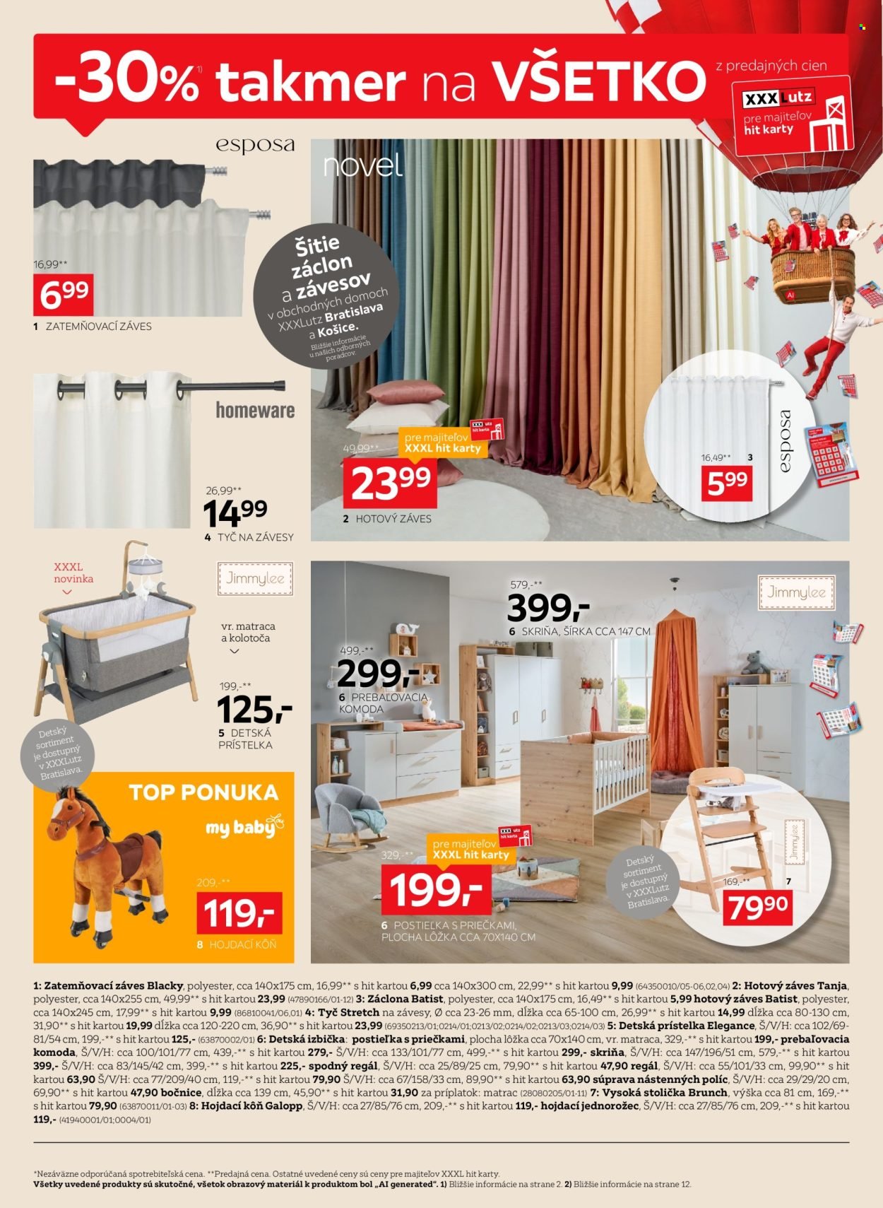 XXXLUTZ leták - Zľava 30 % takmer na všetko