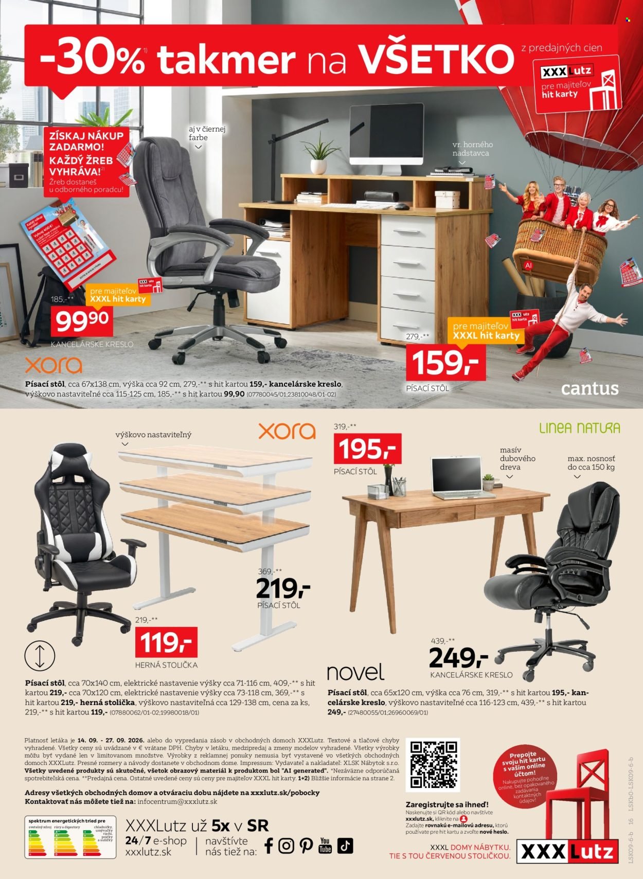 XXXLUTZ leták - Zľava 30 % takmer na všetko