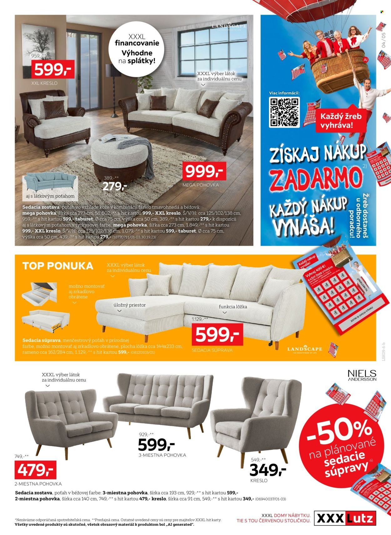 XXXLUTZ leták - Zľava 30 % takmer na všetko