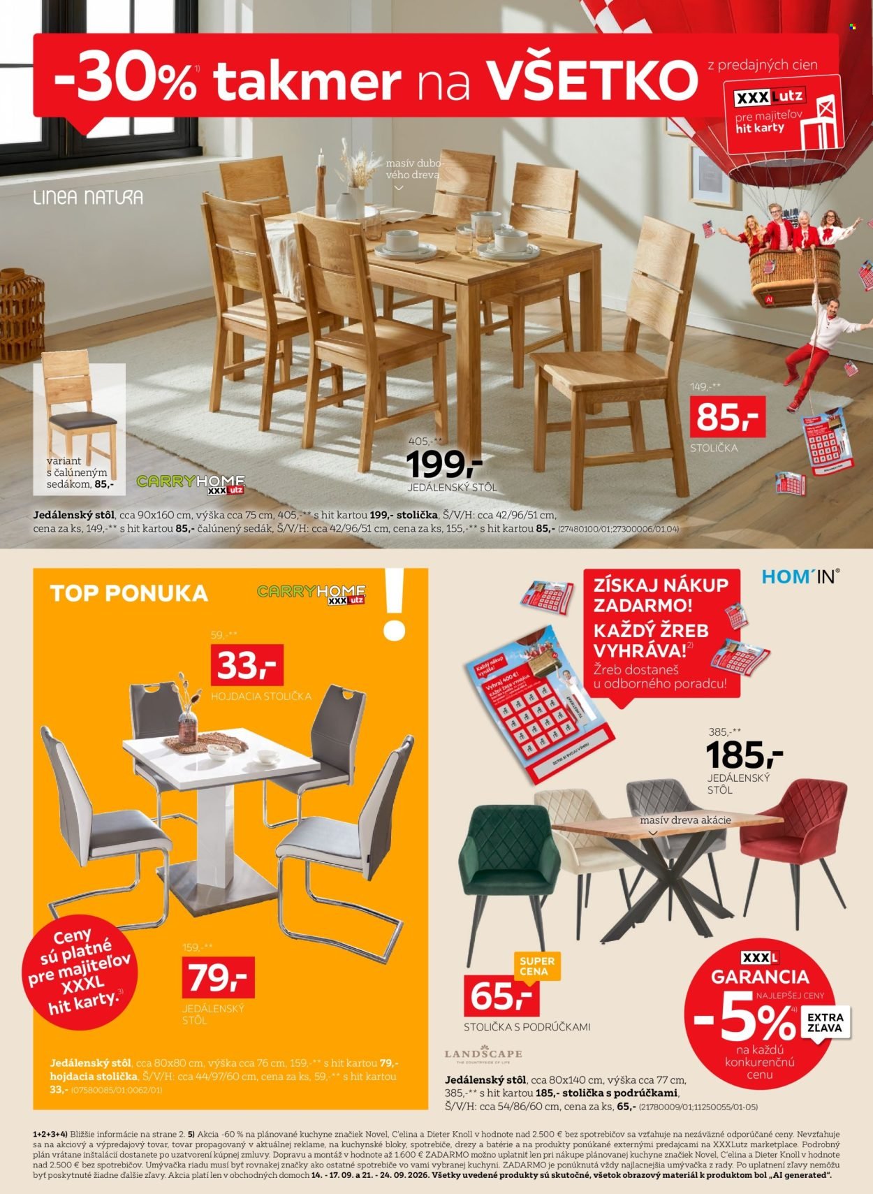 XXXLUTZ leták - Zľava 30 % takmer na všetko