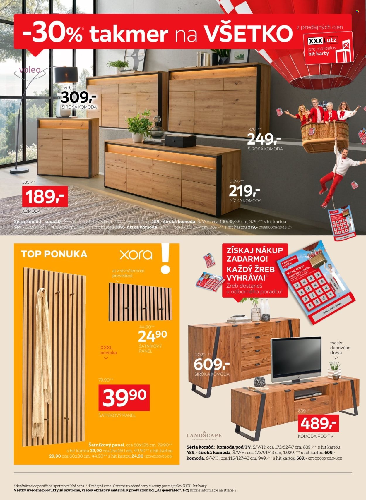 XXXLUTZ leták - Zľava 30 % takmer na všetko