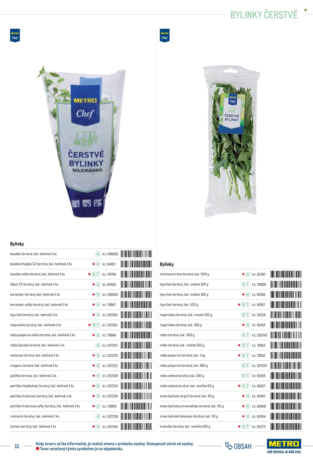 METRO leták - Katalóg vlastných značiek METRO (2025-10-01 - 2025-12-31) | 11