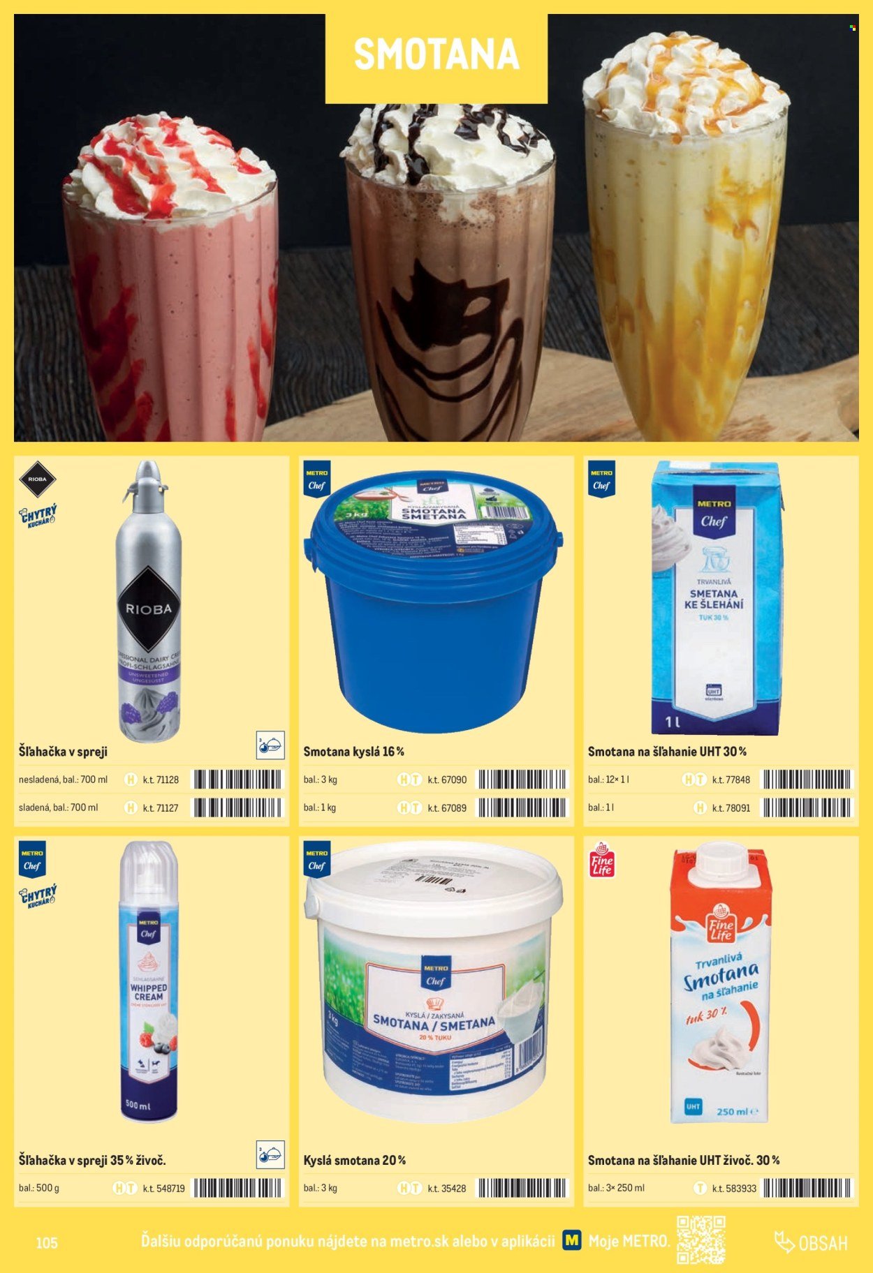 METRO leták - Katalóg vlastných značiek METRO (2025-10-01 - 2025-12-31) | 105