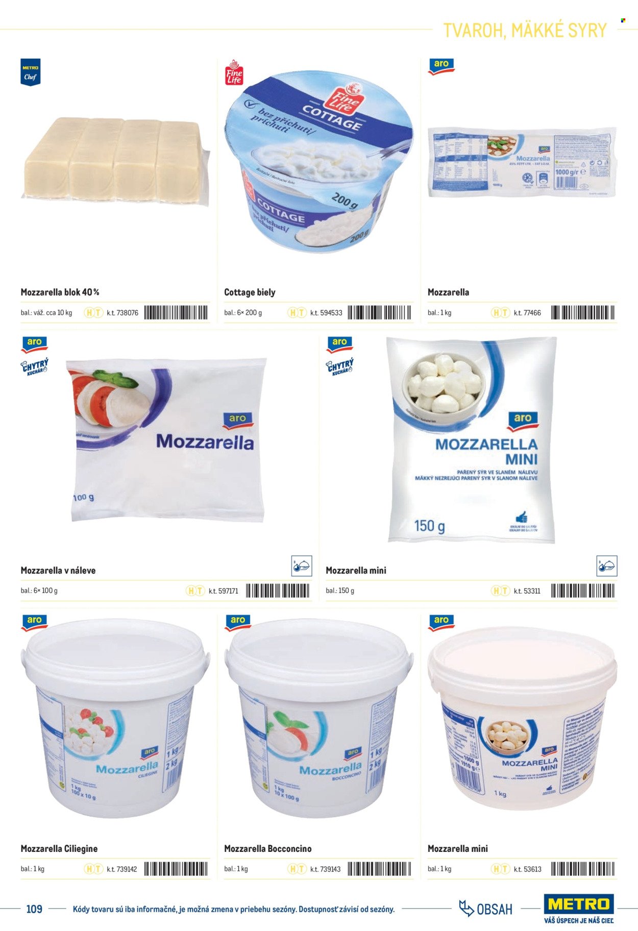 METRO leták - Katalóg vlastných značiek METRO (2025-10-01 - 2025-12-31) | 109
