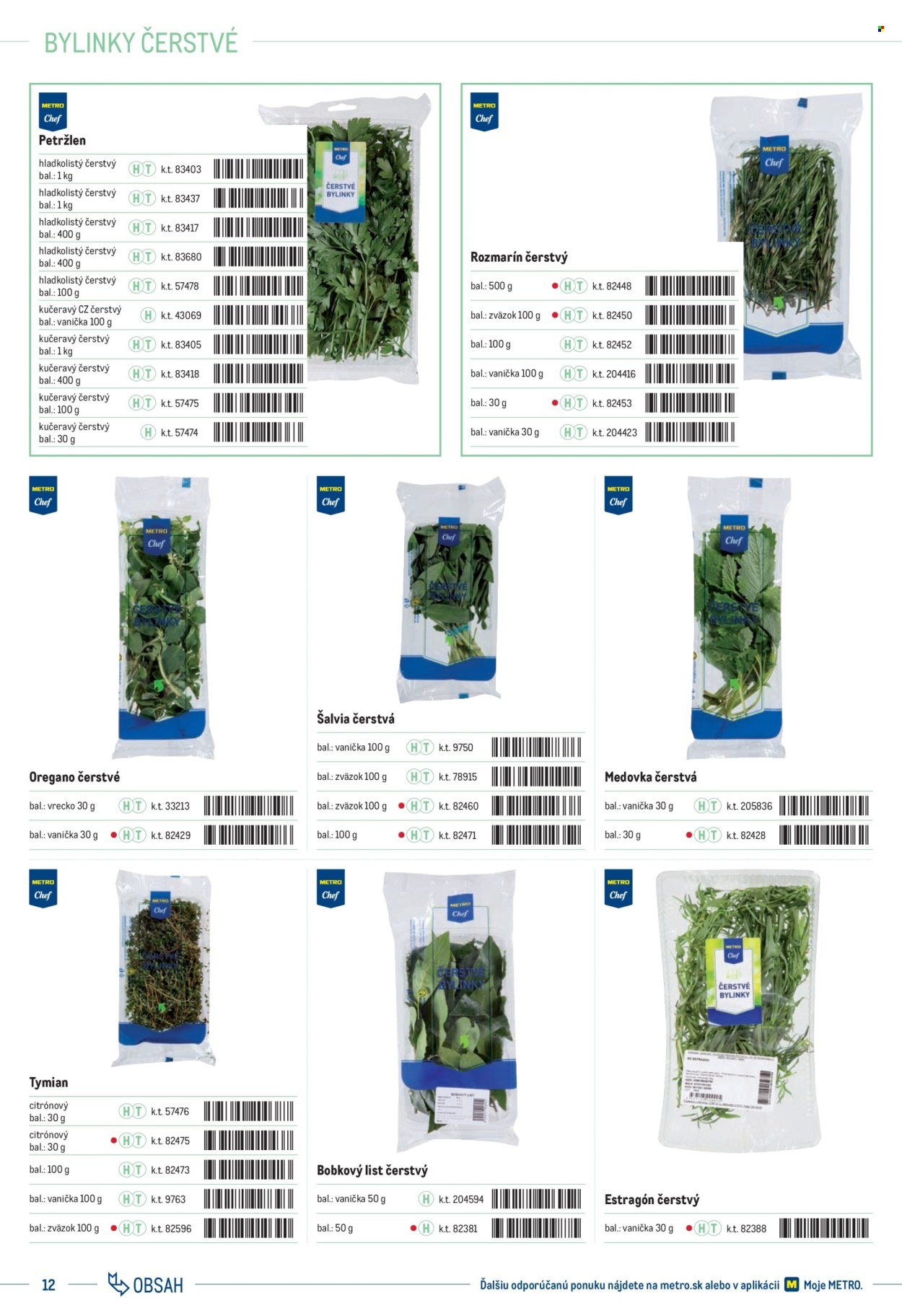 METRO leták - Katalóg vlastných značiek METRO (2025-10-01 - 2025-12-31) | 12