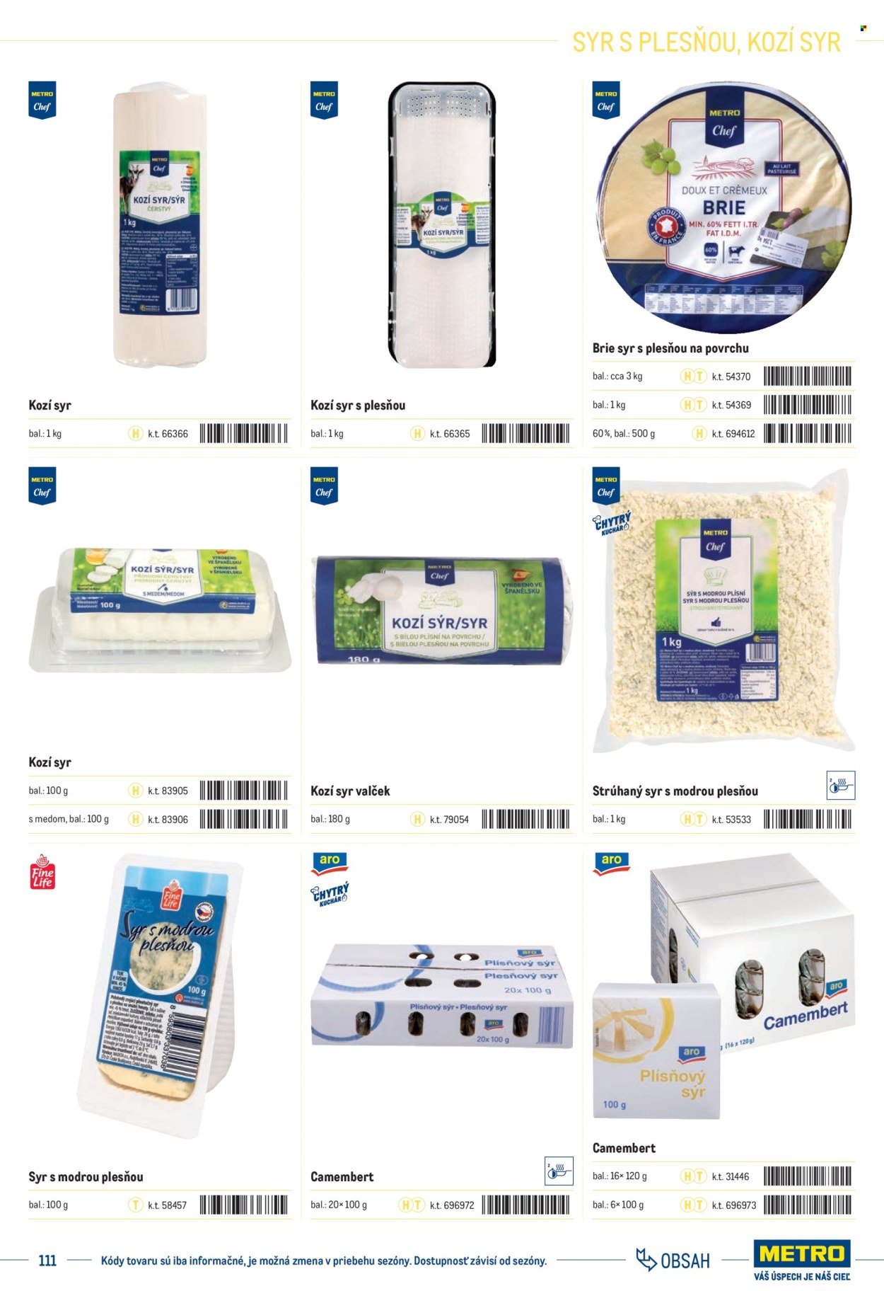 METRO leták - Katalóg vlastných značiek METRO (2025-10-01 - 2025-12-31) | 111