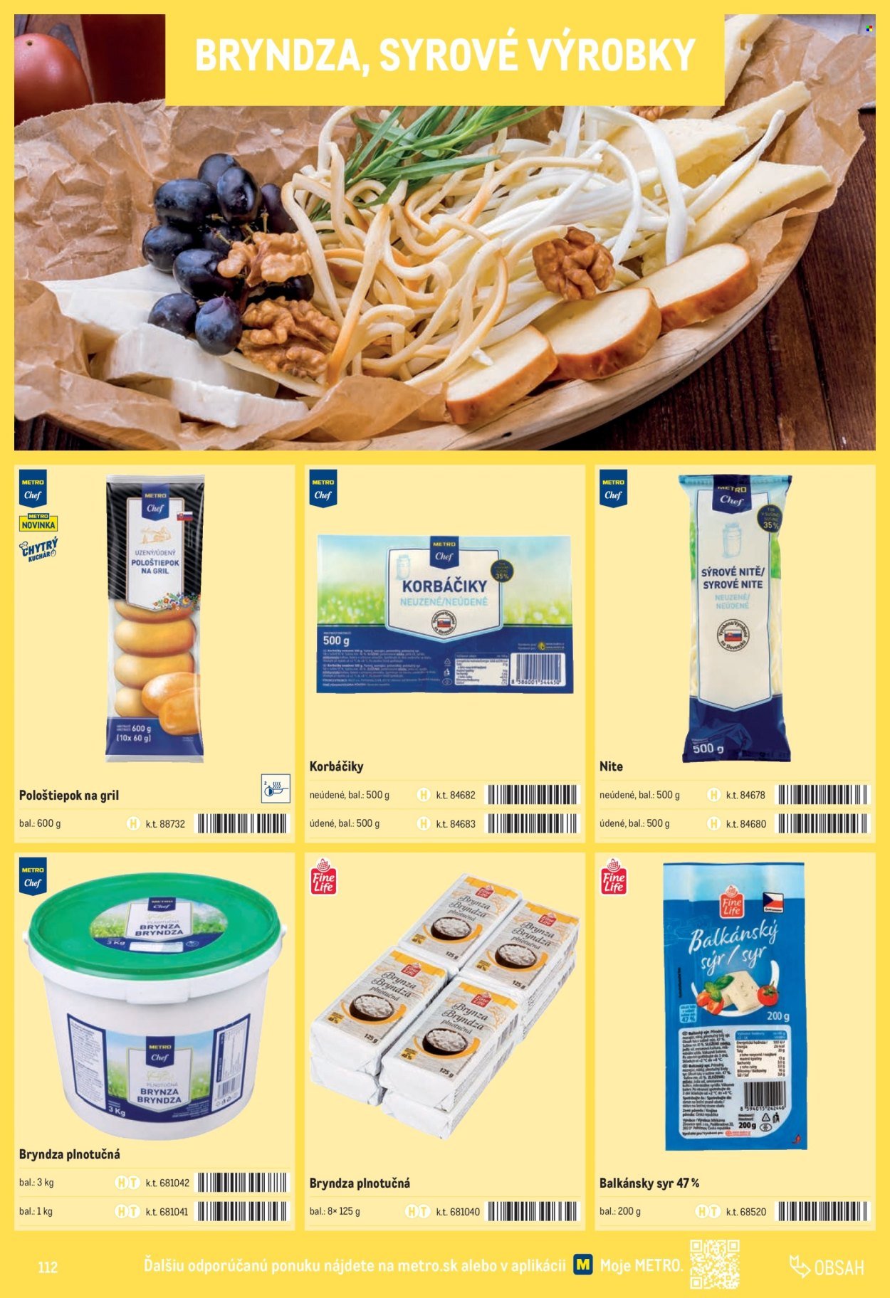 METRO leták - Katalóg vlastných značiek METRO (2025-10-01 - 2025-12-31) | 112
