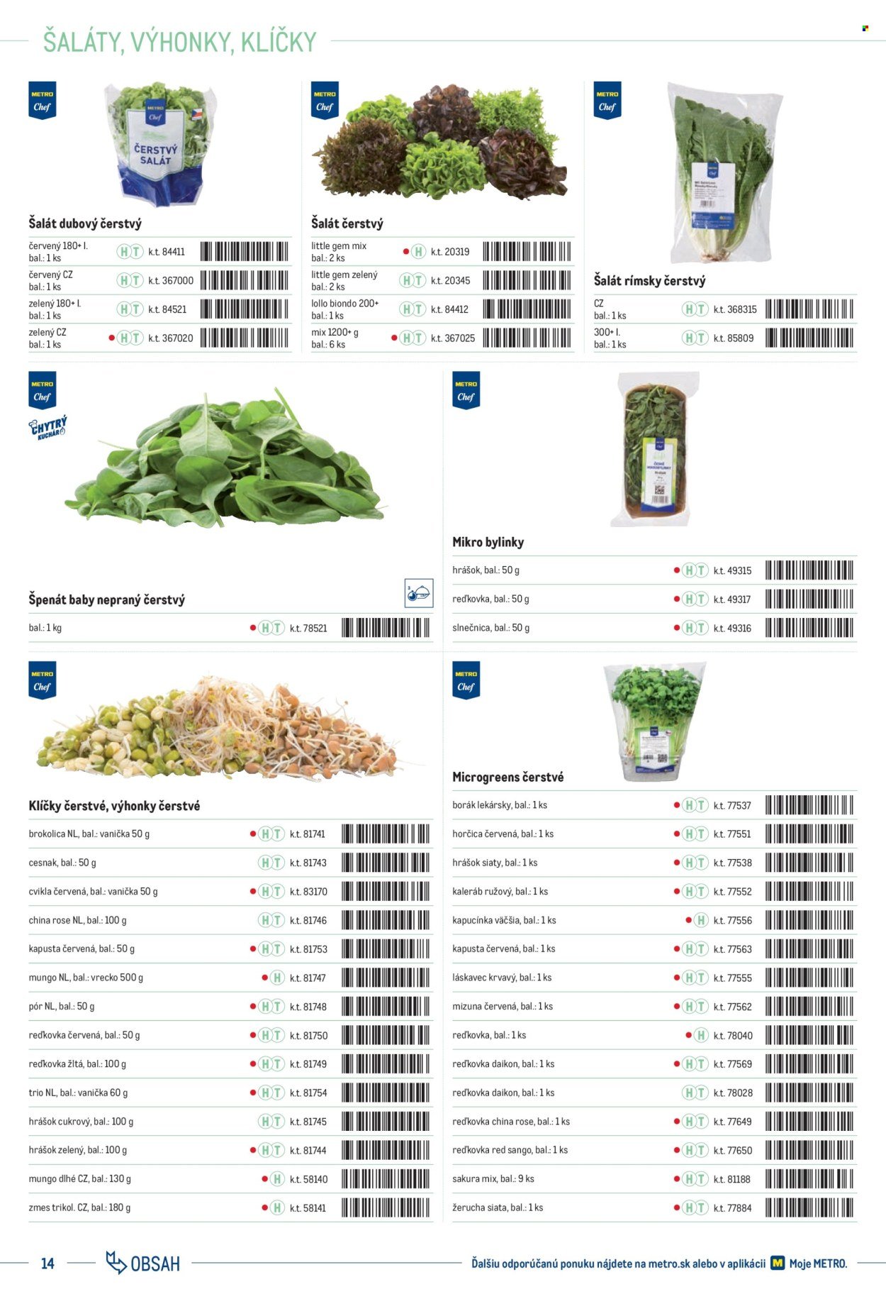 METRO leták - Katalóg vlastných značiek METRO (2025-10-01 - 2025-12-31) | 14
