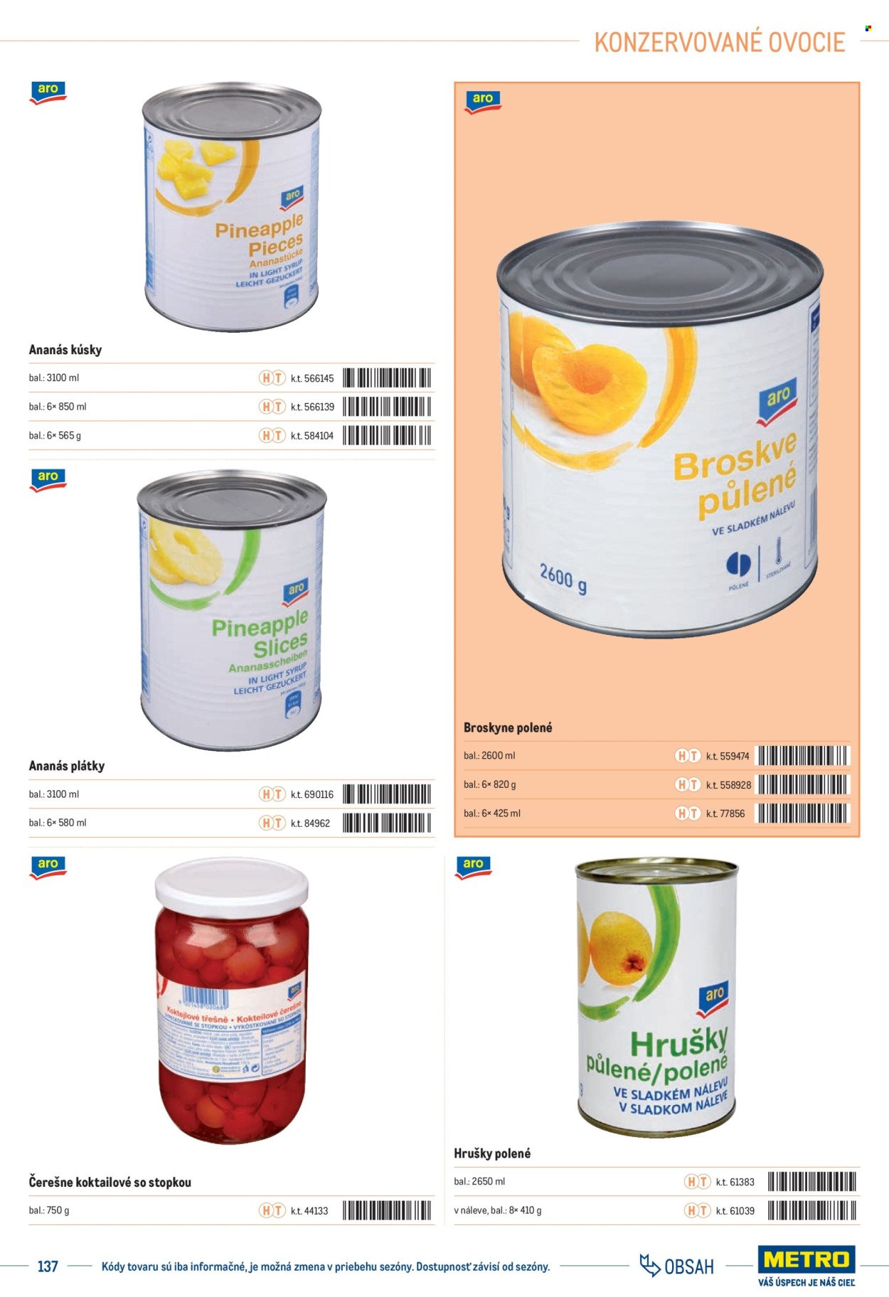 METRO leták - Katalóg vlastných značiek METRO (2025-10-01 - 2025-12-31) | 137