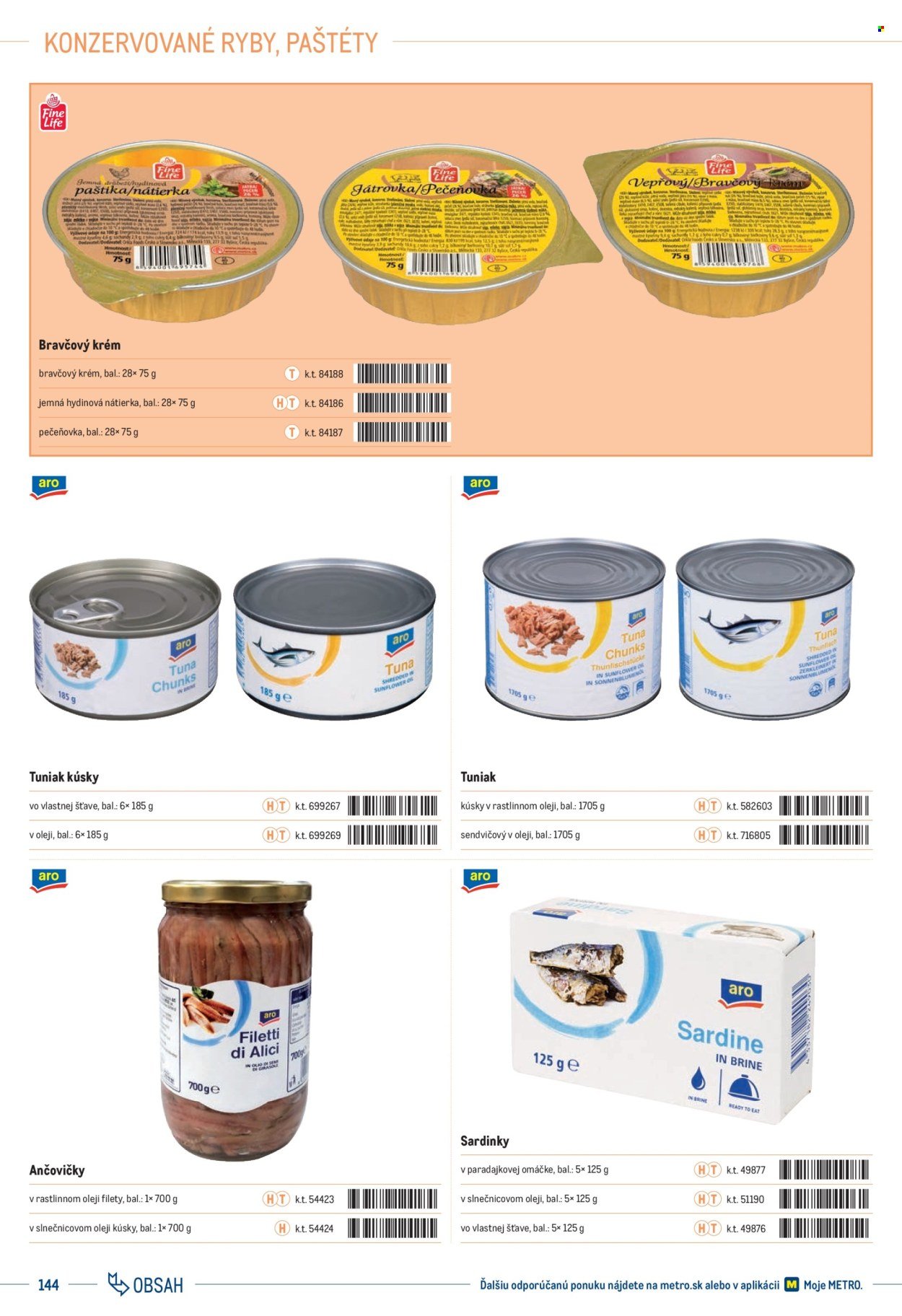 METRO leták - Katalóg vlastných značiek METRO (2025-10-01 - 2025-12-31) | 144