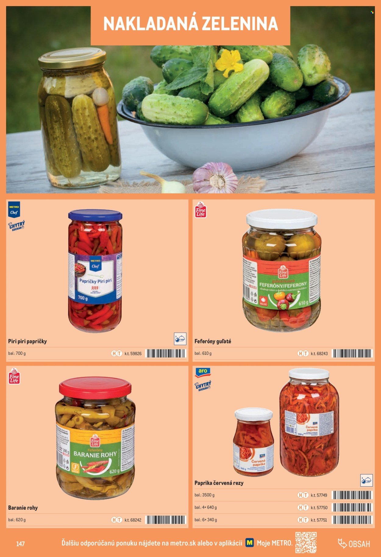 METRO leták - Katalóg vlastných značiek METRO (2025-10-01 - 2025-12-31) | 147