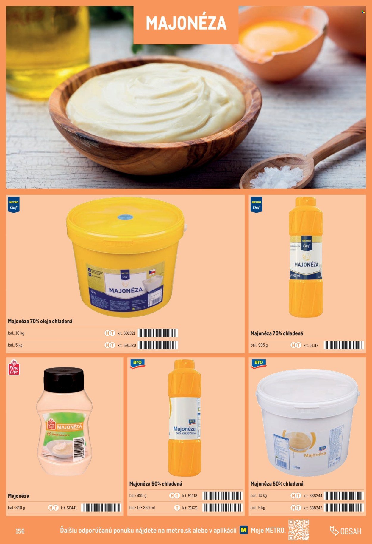 METRO leták - Katalóg vlastných značiek METRO (2025-10-01 - 2025-12-31) | 156
