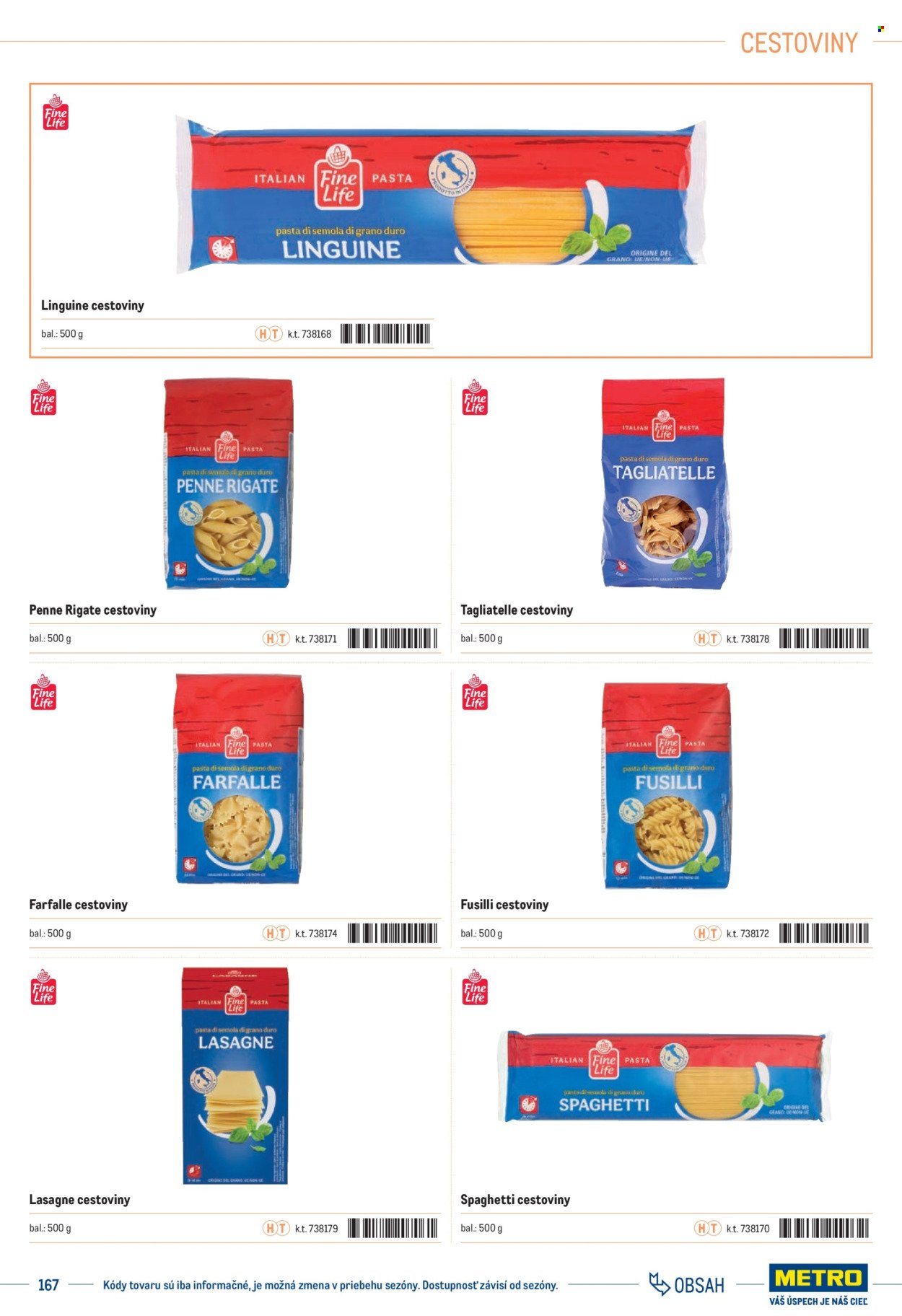 METRO leták - Katalóg vlastných značiek METRO (2025-10-01 - 2025-12-31) | 167