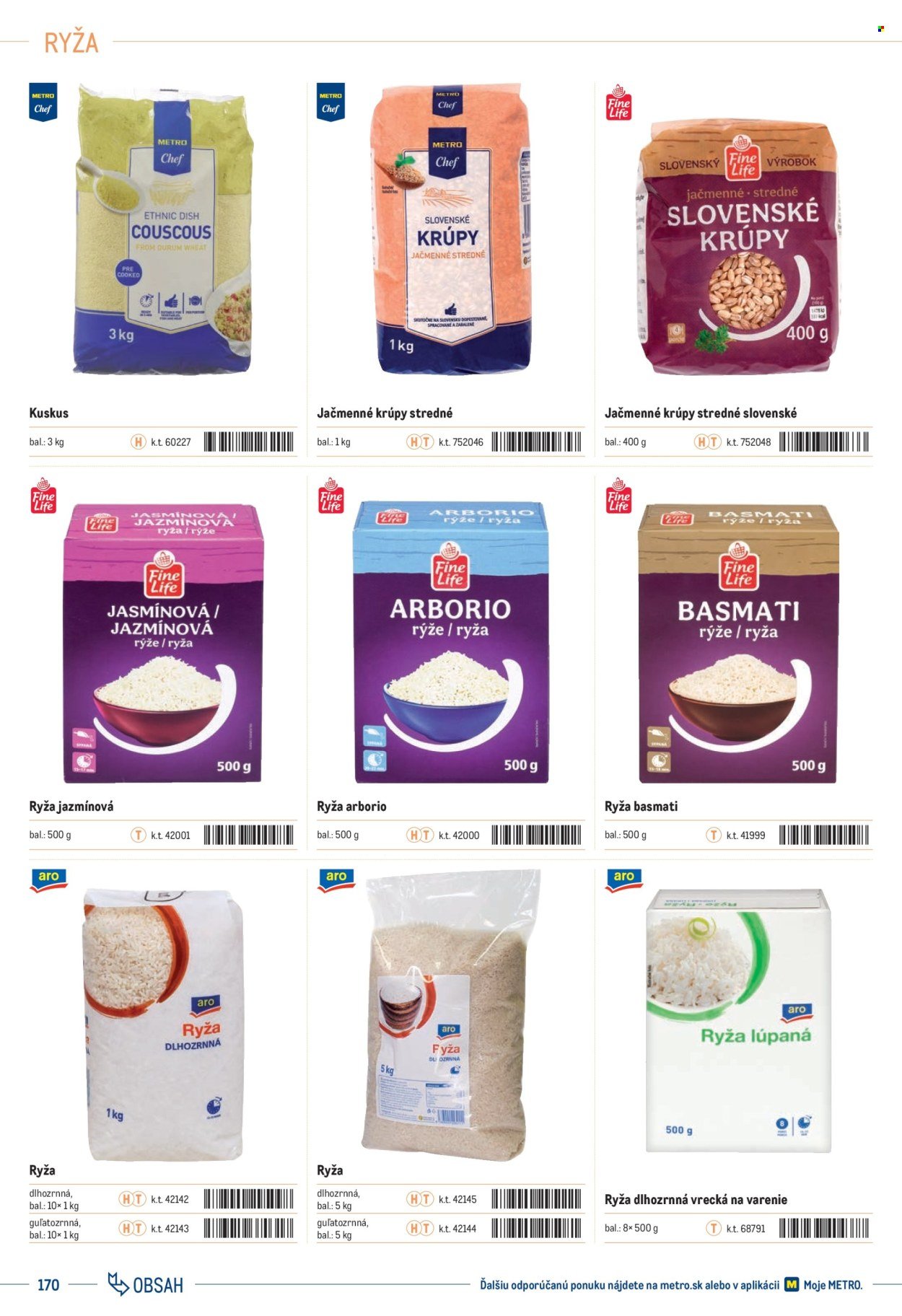 METRO leták - Katalóg vlastných značiek METRO (2025-10-01 - 2025-12-31) | 170