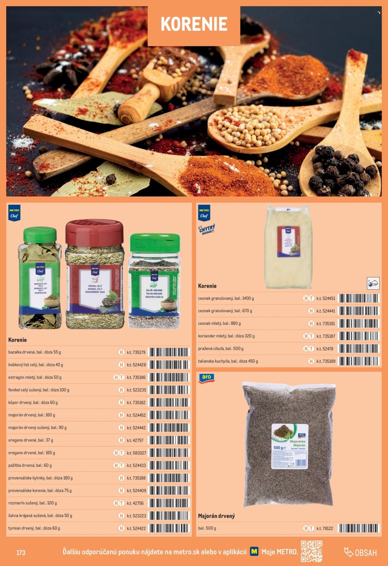 METRO leták - Katalóg vlastných značiek METRO (2025-10-01 - 2025-12-31) | 173