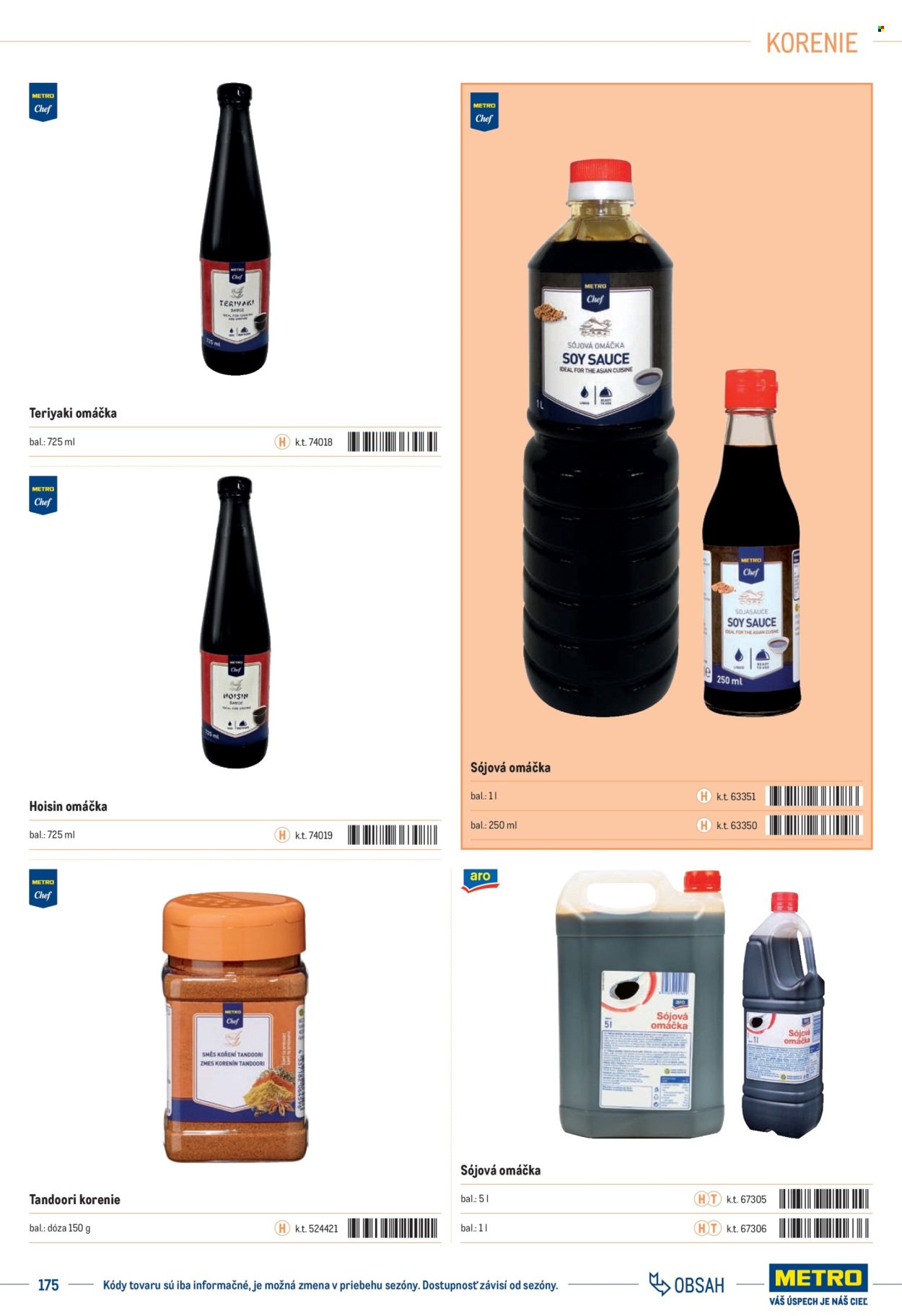 METRO leták - Katalóg vlastných značiek METRO (2025-10-01 - 2025-12-31) | 175