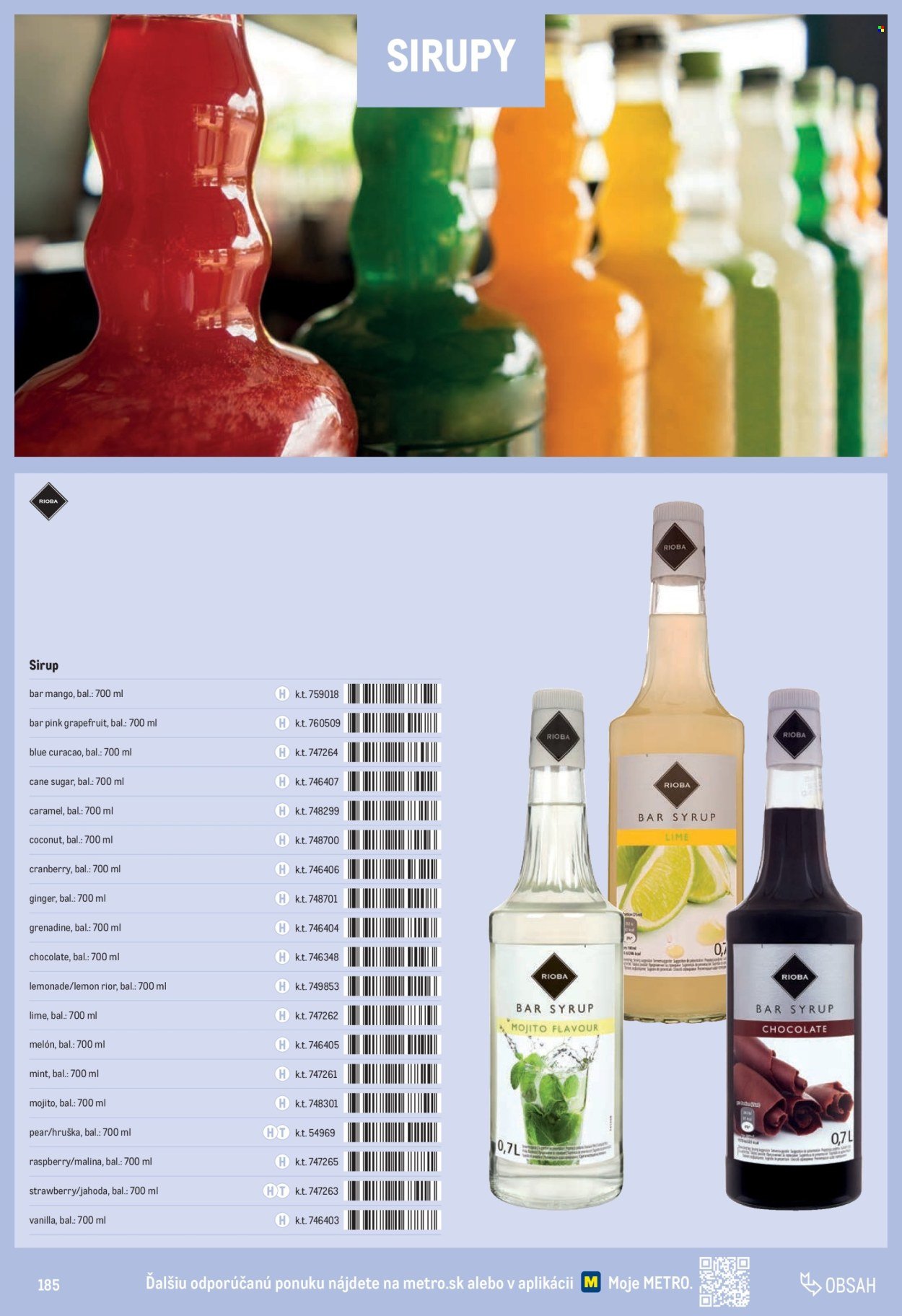 METRO leták - Katalóg vlastných značiek METRO (2025-10-01 - 2025-12-31) | 185