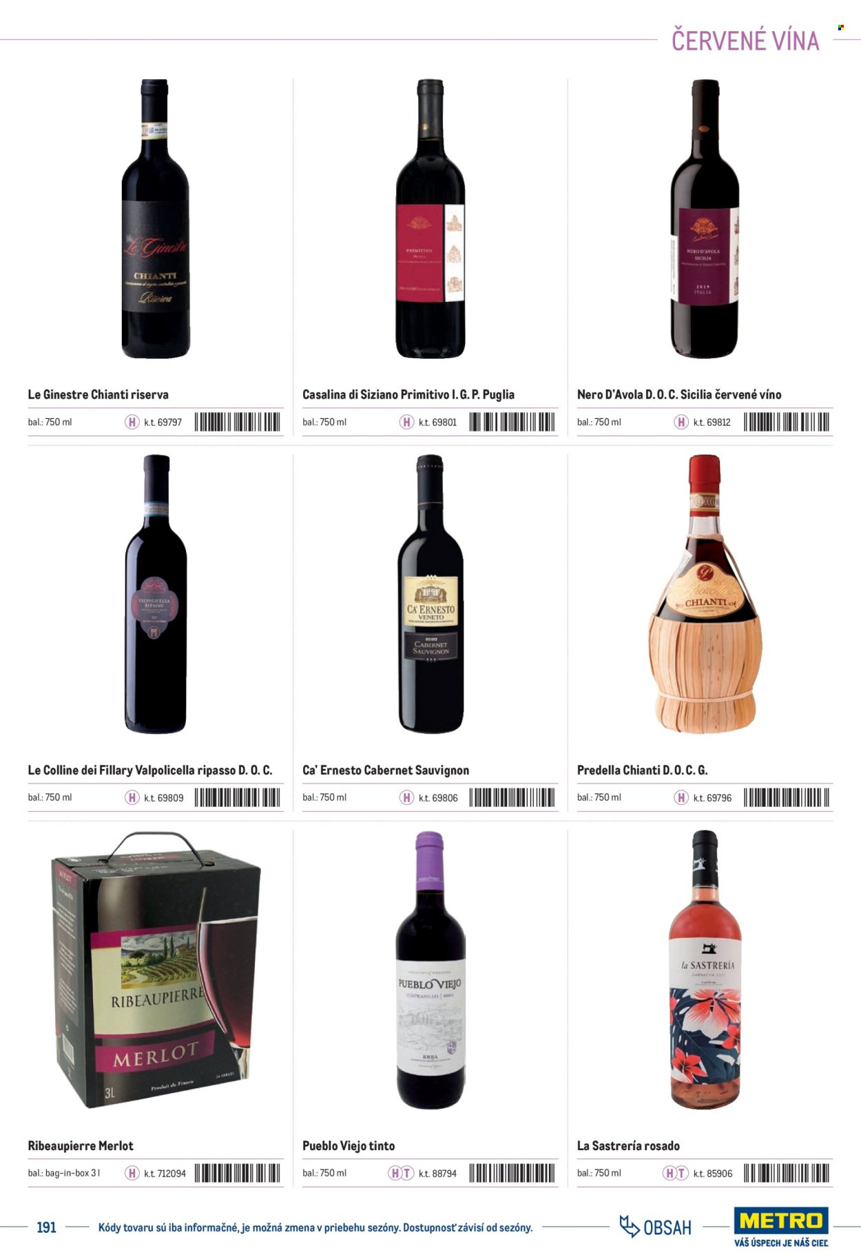 METRO leták - Katalóg vlastných značiek METRO (2025-10-01 - 2025-12-31) | 191