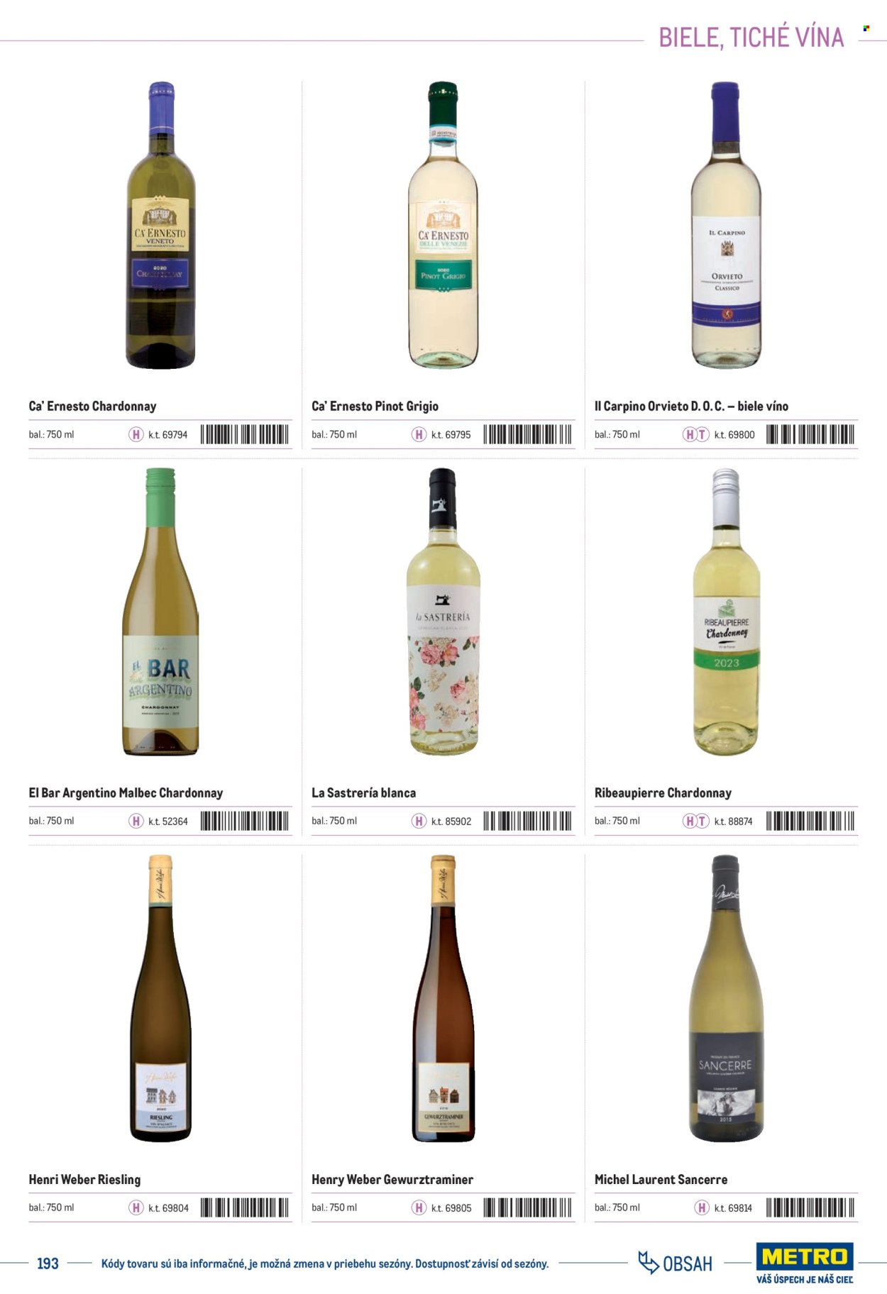 METRO leták - Katalóg vlastných značiek METRO (2025-10-01 - 2025-12-31) | 193