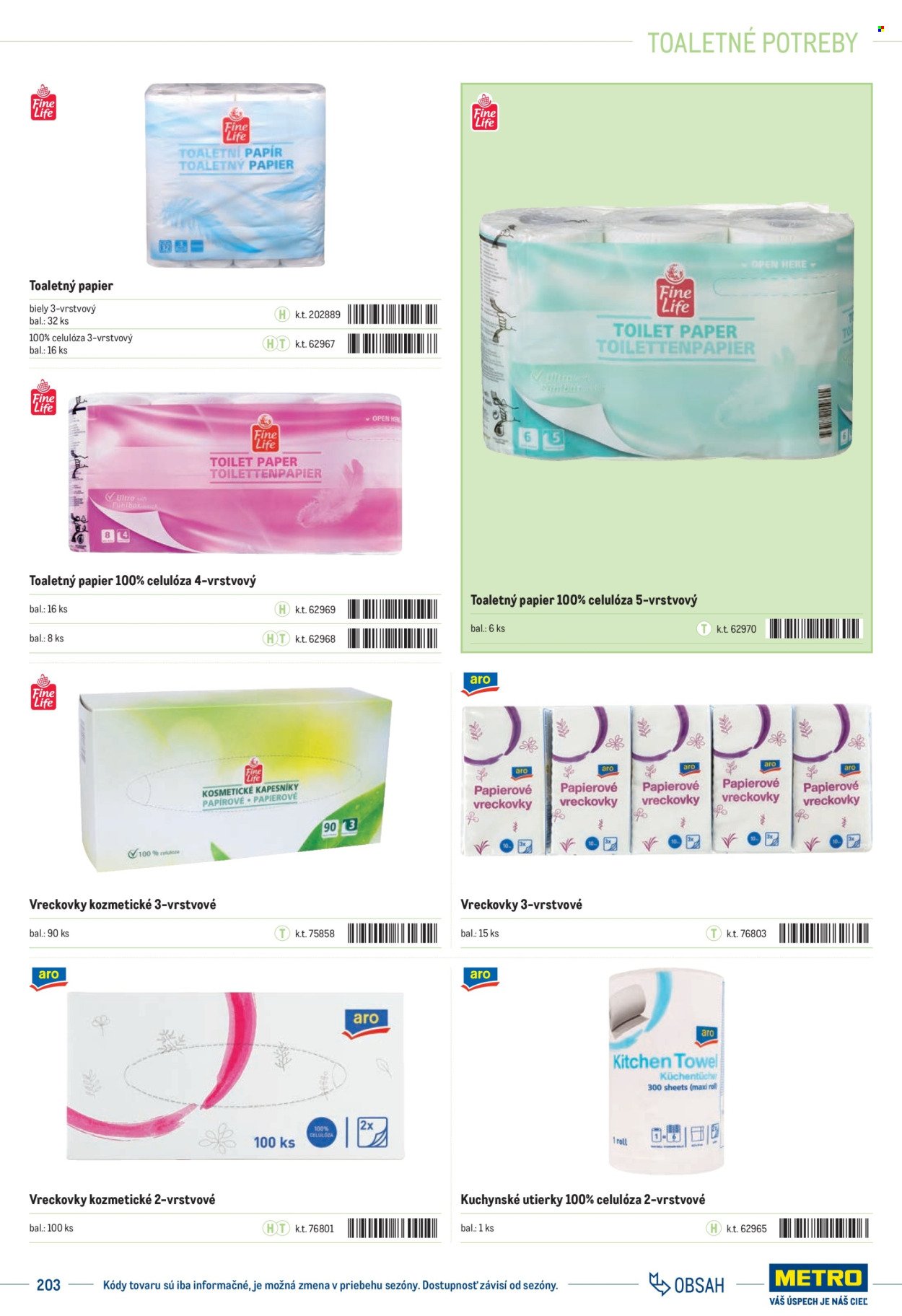 METRO leták - Katalóg vlastných značiek METRO (2025-10-01 - 2025-12-31) | 203