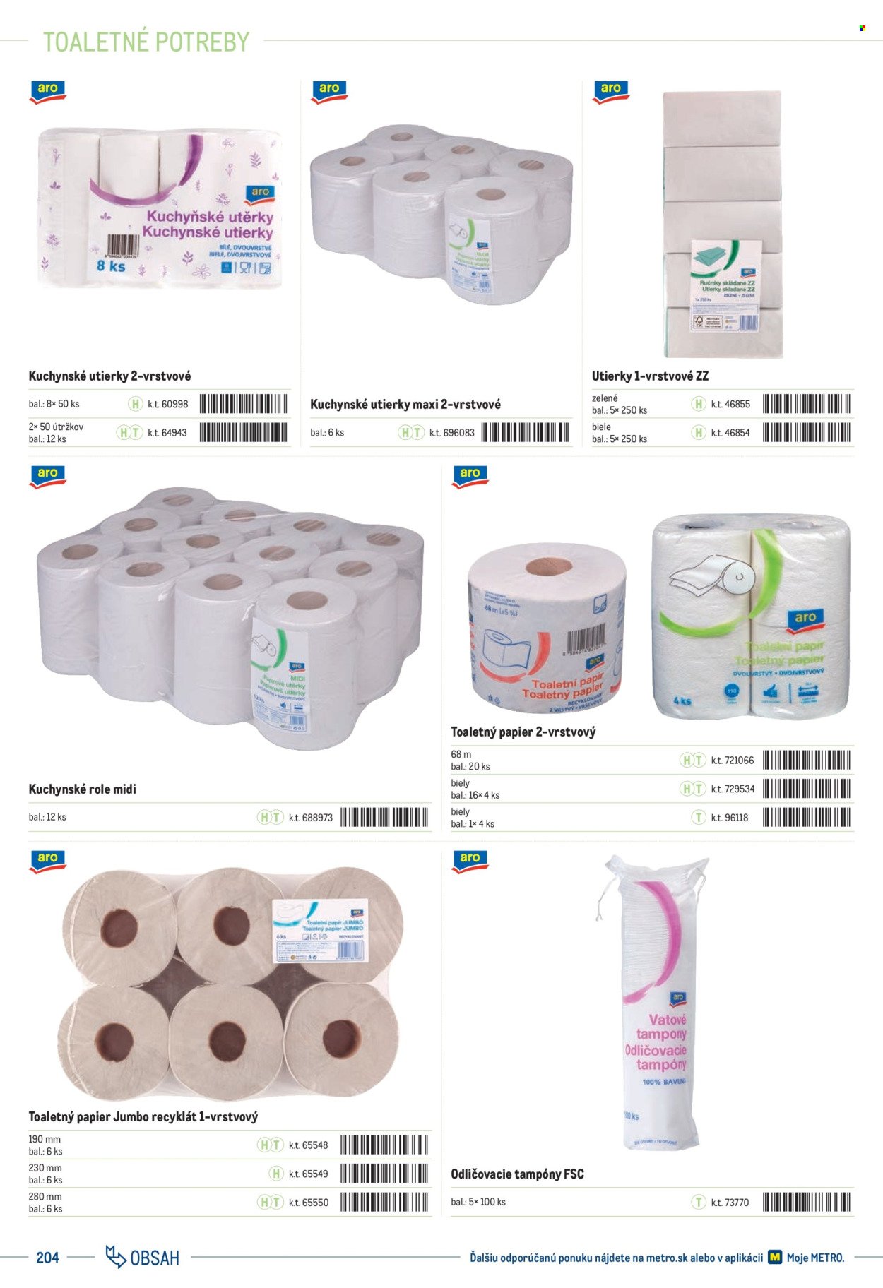 METRO leták - Katalóg vlastných značiek METRO (2025-10-01 - 2025-12-31) | 204