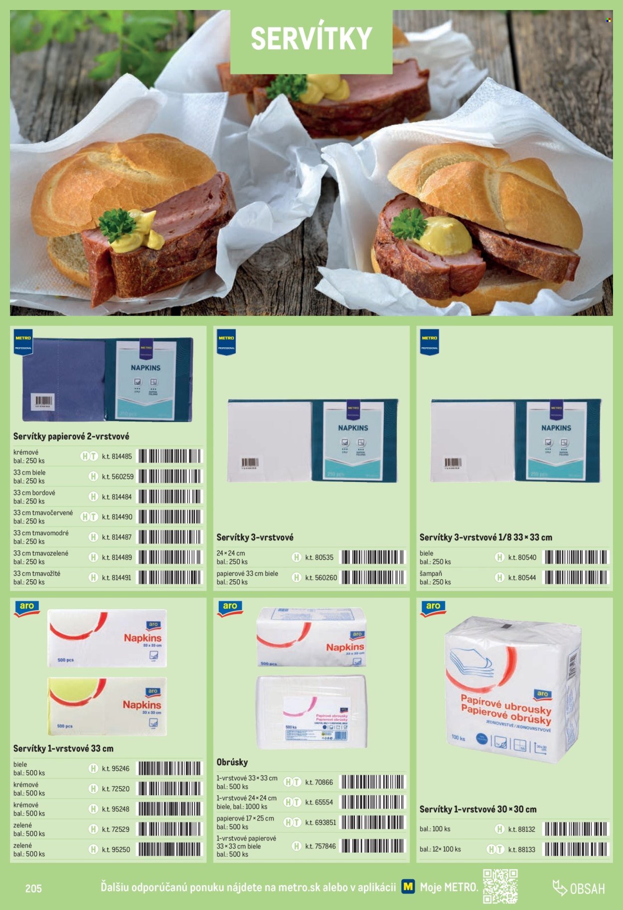 METRO leták - Katalóg vlastných značiek METRO (2025-10-01 - 2025-12-31) | 205