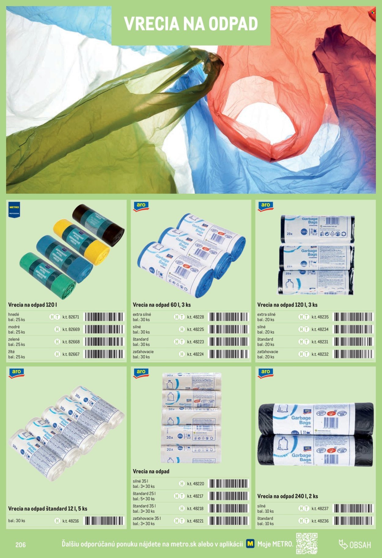 METRO leták - Katalóg vlastných značiek METRO (2025-10-01 - 2025-12-31) | 206