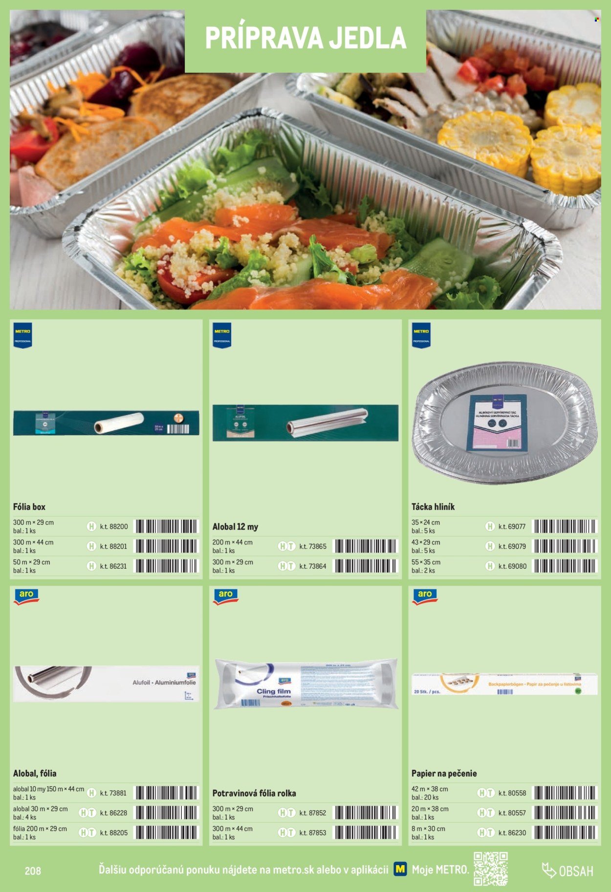 METRO leták - Katalóg vlastných značiek METRO (2025-10-01 - 2025-12-31) | 208