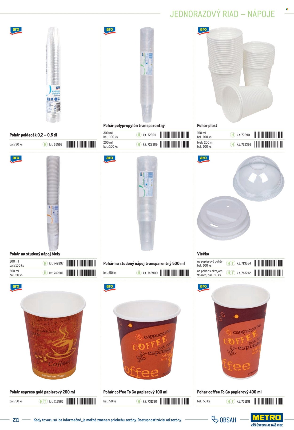 METRO leták - Katalóg vlastných značiek METRO (2025-10-01 - 2025-12-31) | 211