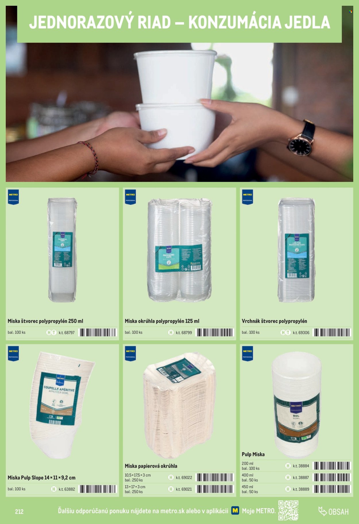 METRO leták - Katalóg vlastných značiek METRO (2025-10-01 - 2025-12-31) | 212