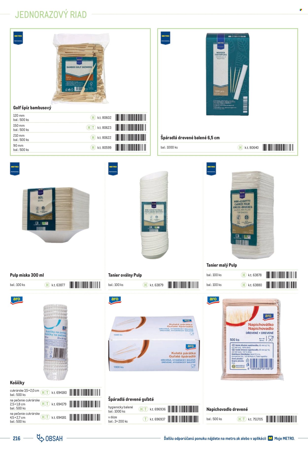 METRO leták - Katalóg vlastných značiek METRO (2025-10-01 - 2025-12-31) | 216
