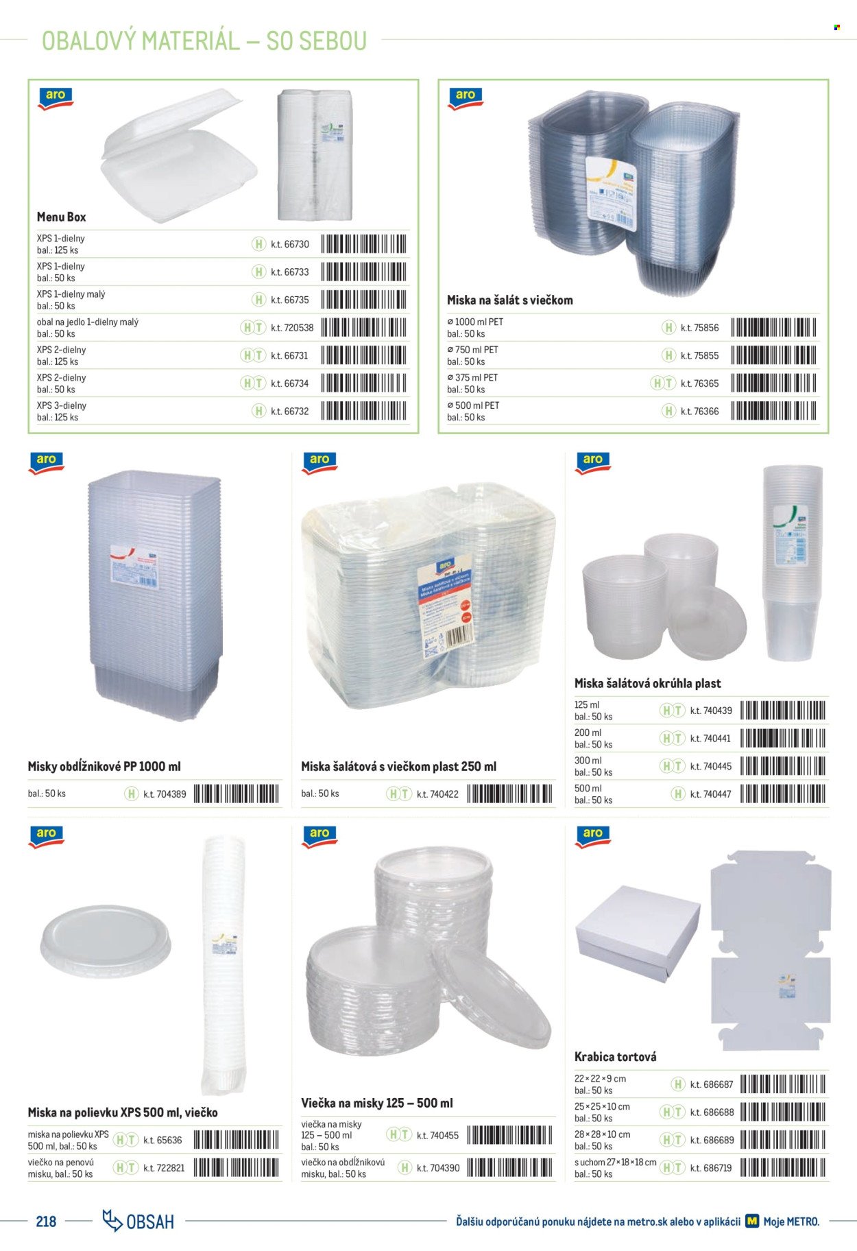 METRO leták - Katalóg vlastných značiek METRO (2025-10-01 - 2025-12-31) | 218